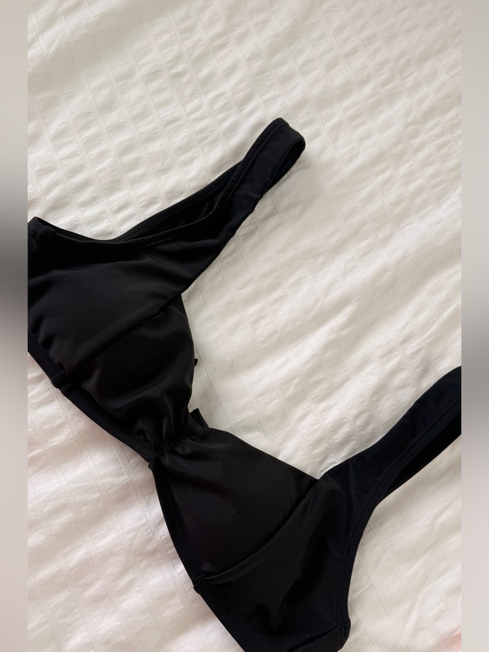 Salt + Cove Black Bikini Top Size S Swimwear NWT - Picture 3 of 5